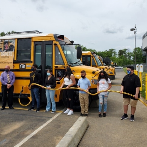 Electric School Bus Chargers—Loudoun County Transportation Center