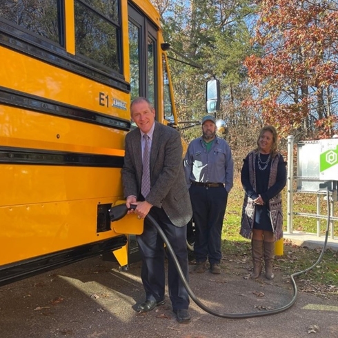 Electric School Bus Chargers—Pittsylvania County Transportation Center
